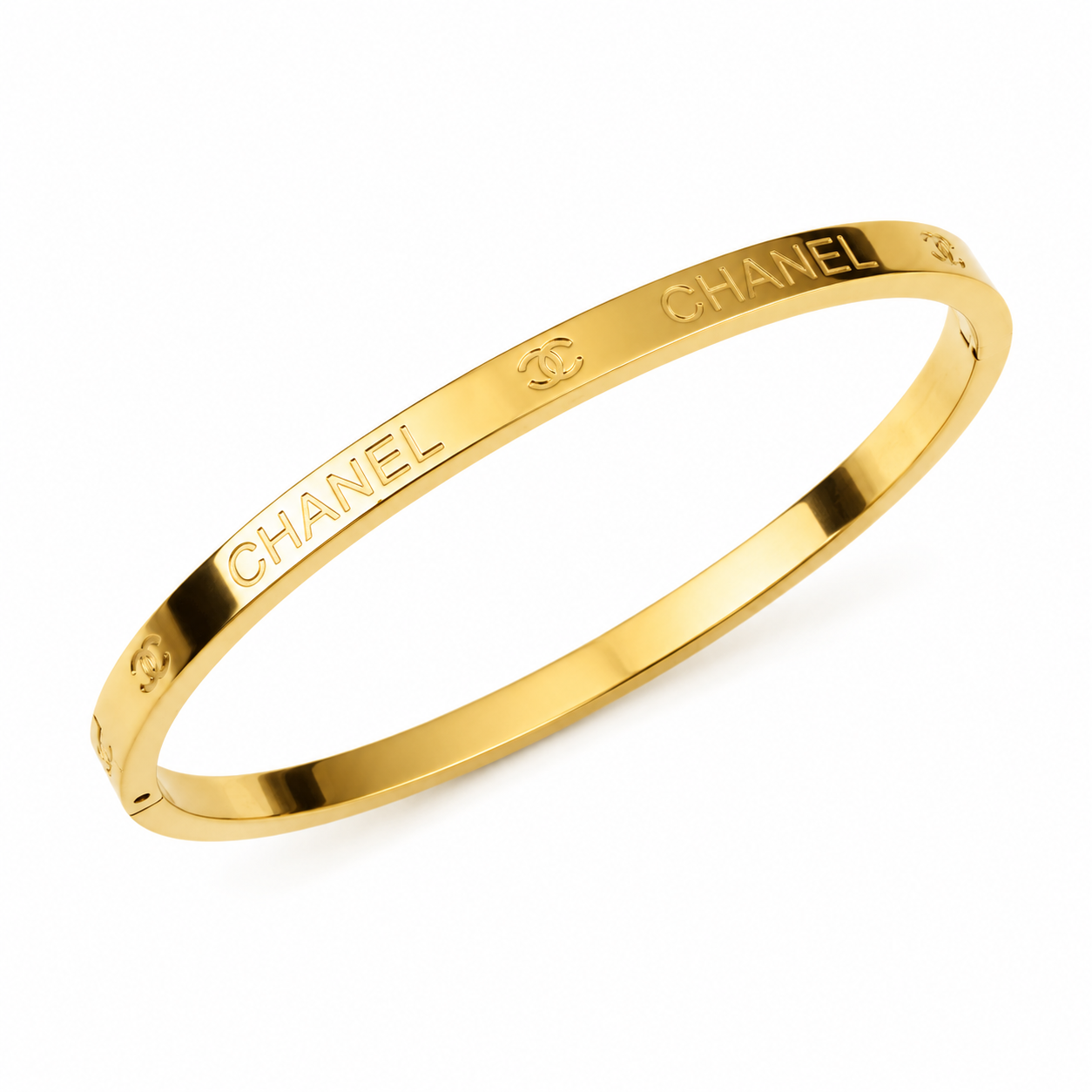 Classic Gold Bangle | Stainless Steel