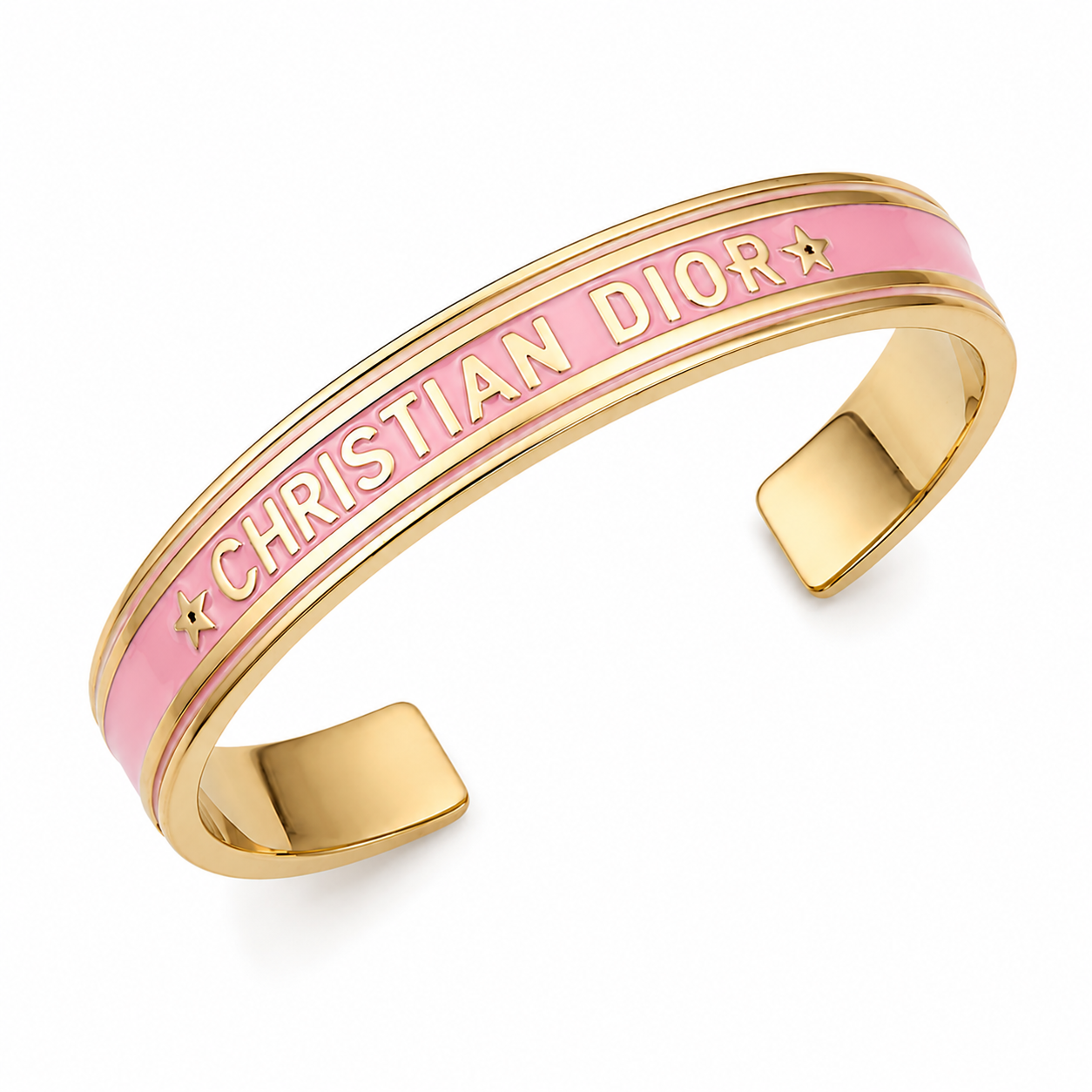 Élise Bangle Pink| Stainless Steel