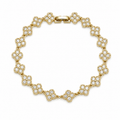 Kendall Clover Armband | Stainless Steel