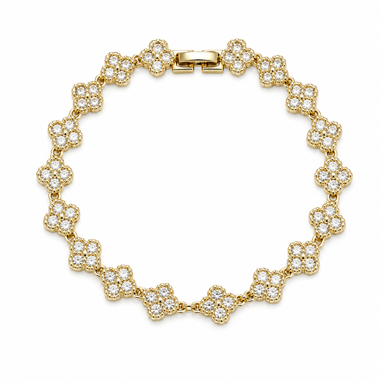 Kendall Clover Armband | Stainless Steel