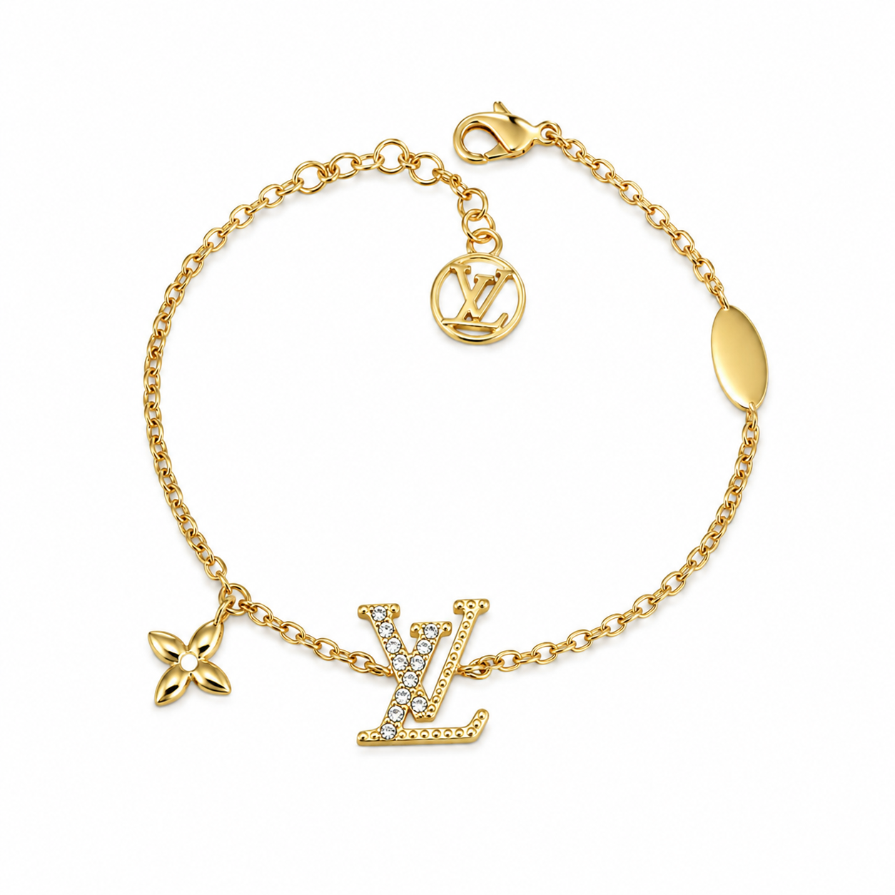 Blair Charm Armband | Stainless Steel