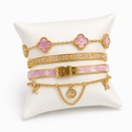 Set van 4 | roze/goud