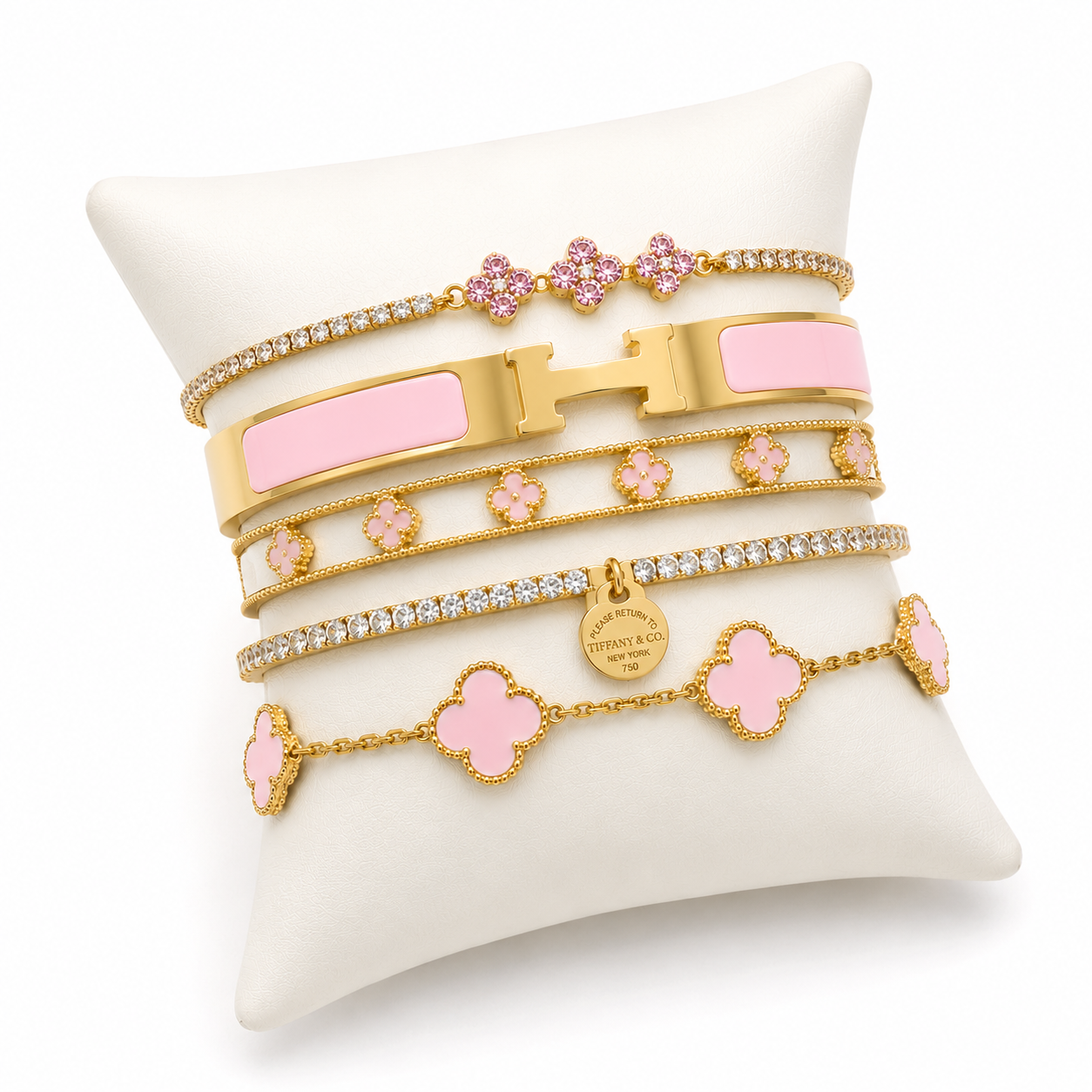 Elana set van 5 | licht roze