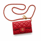 Quilted Crossbody Met Ketting